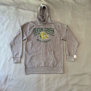Queen Creek Bulldogs Gray Hoodie open box